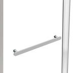 Alise 56" - 60" sliding shower door wth Brushed Nickel hardware (soft-close)