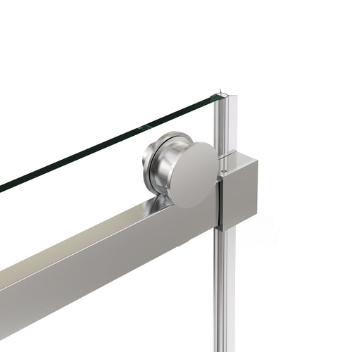 Alise 56" - 60" sliding shower door wth Chrome hardware (soft-close)