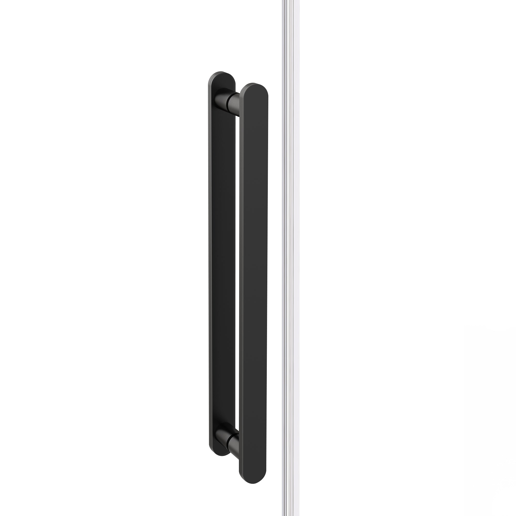 Alise 56" - 60" sliding shower door wth Matte Black hardware (soft-close)
