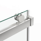 Catey 56" - 60" bypass shower door wth Chrome hardware (soft-close)