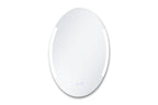 Aria 24" x 32" Oval front and back lit LED mirror with frosted glass
