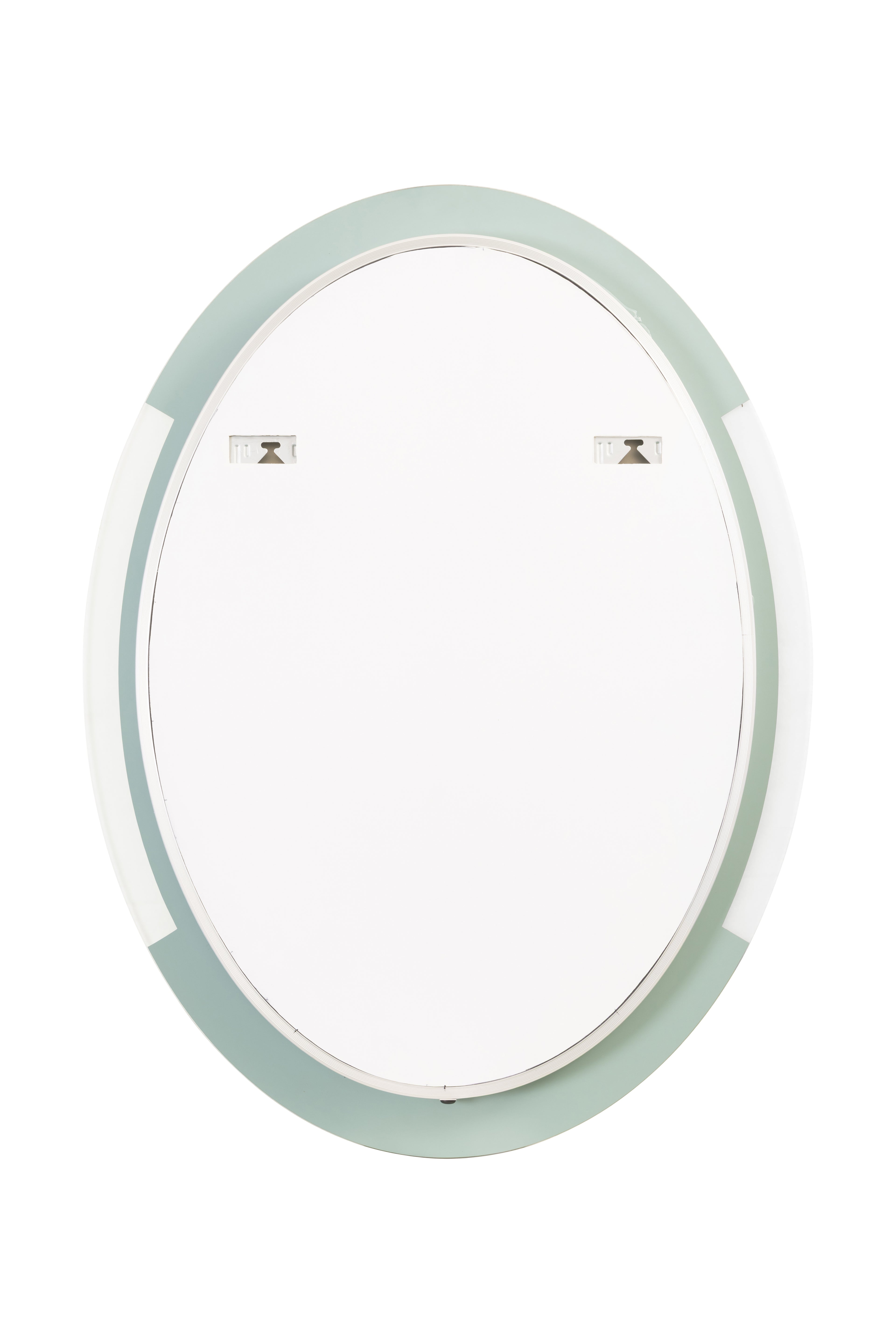 Aria 24" x 32" Oval front and back lit LED mirror with frosted glass