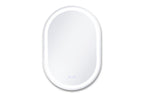 Lucia 22" x 32" pill front and back lit LED mirror with acrylic boarder