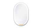 Lucia 22" x 32" pill front and back lit LED mirror with acrylic boarder