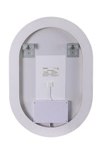 Lucia 22" x 32" pill front and back lit LED mirror with acrylic boarder