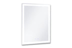 Lucia 24" x 32" rectangular front and back lit LED mirror with acrylic boarder