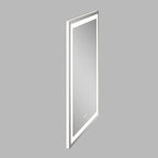 Lucia 24" x 32" rectangular front and back lit LED mirror with acrylic boarder