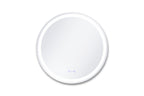 Lucia 28" round front and back lit LED mirror with acrylic boarder