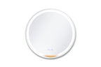 Lucia 28" round front and back lit LED mirror with acrylic boarder