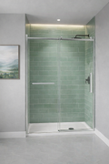 Alise 56" - 60" sliding shower door wth Chrome hardware (soft-close)